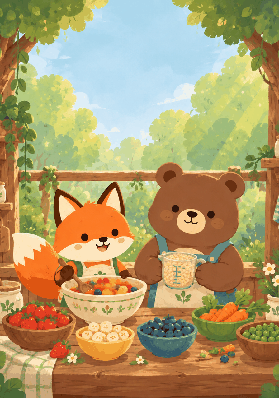 Fox & Fern Kitchen Grades 3 to 5 course cover