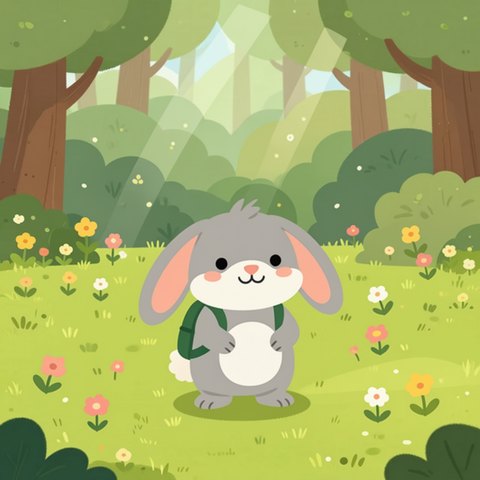 Rosie the Rabbit in her bandana